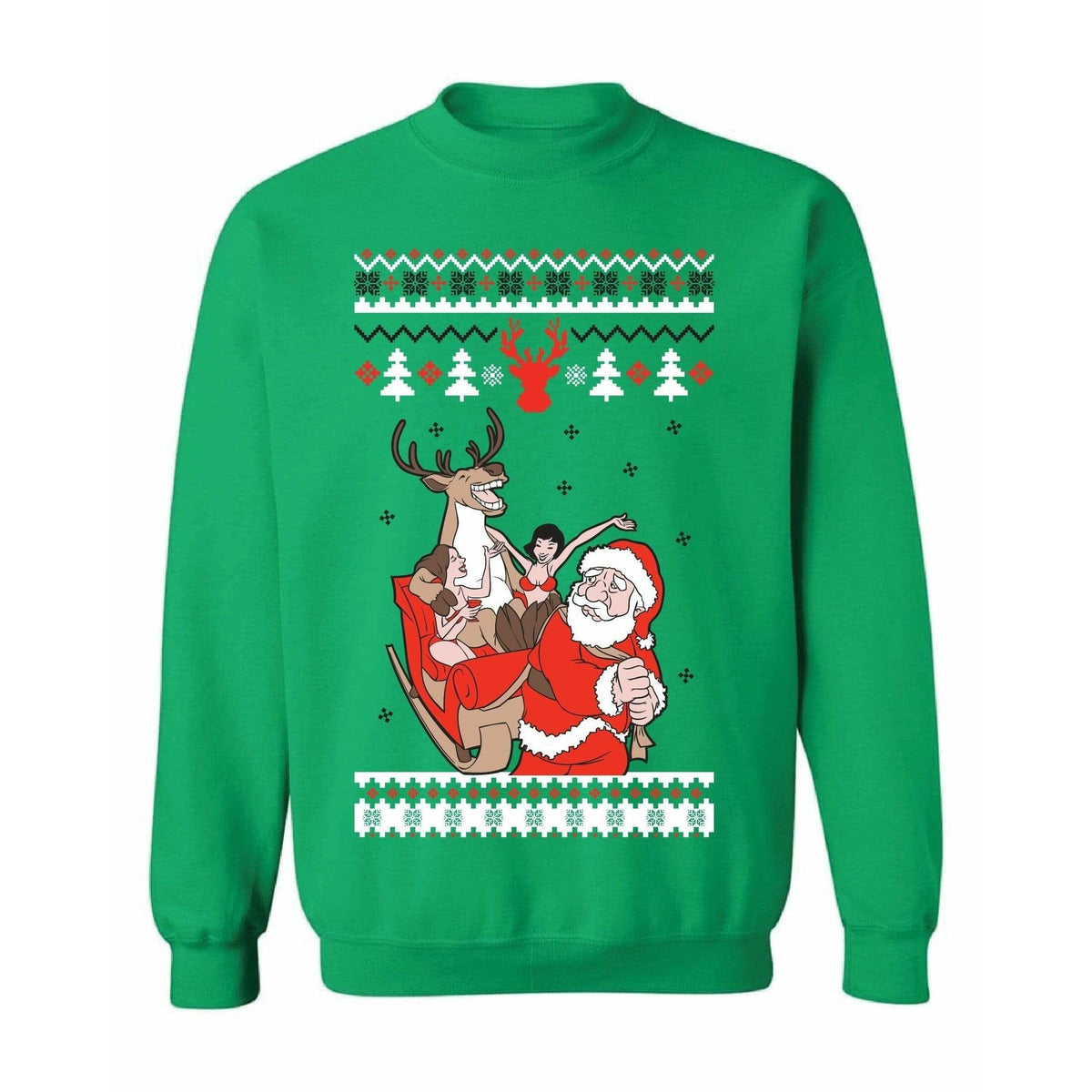 PARTY REINDEER - Green – Snowtorious