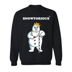 SNOWTORIOUS® - Black "Ugly" Christmas Sweaters Snowtorious 